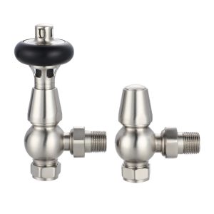 silver black valves