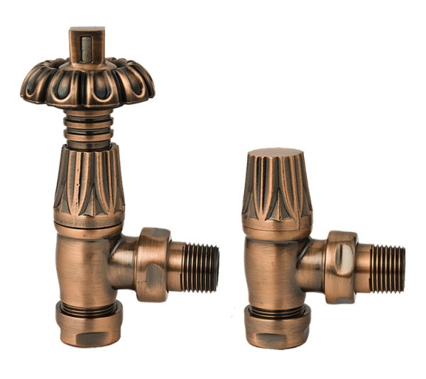antique copper radiator valve